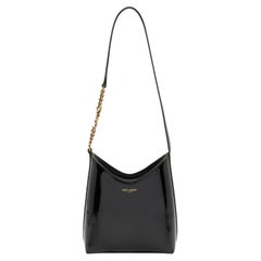 Saint Laurent Patent Leather Rendez-Vous Mini Hobo