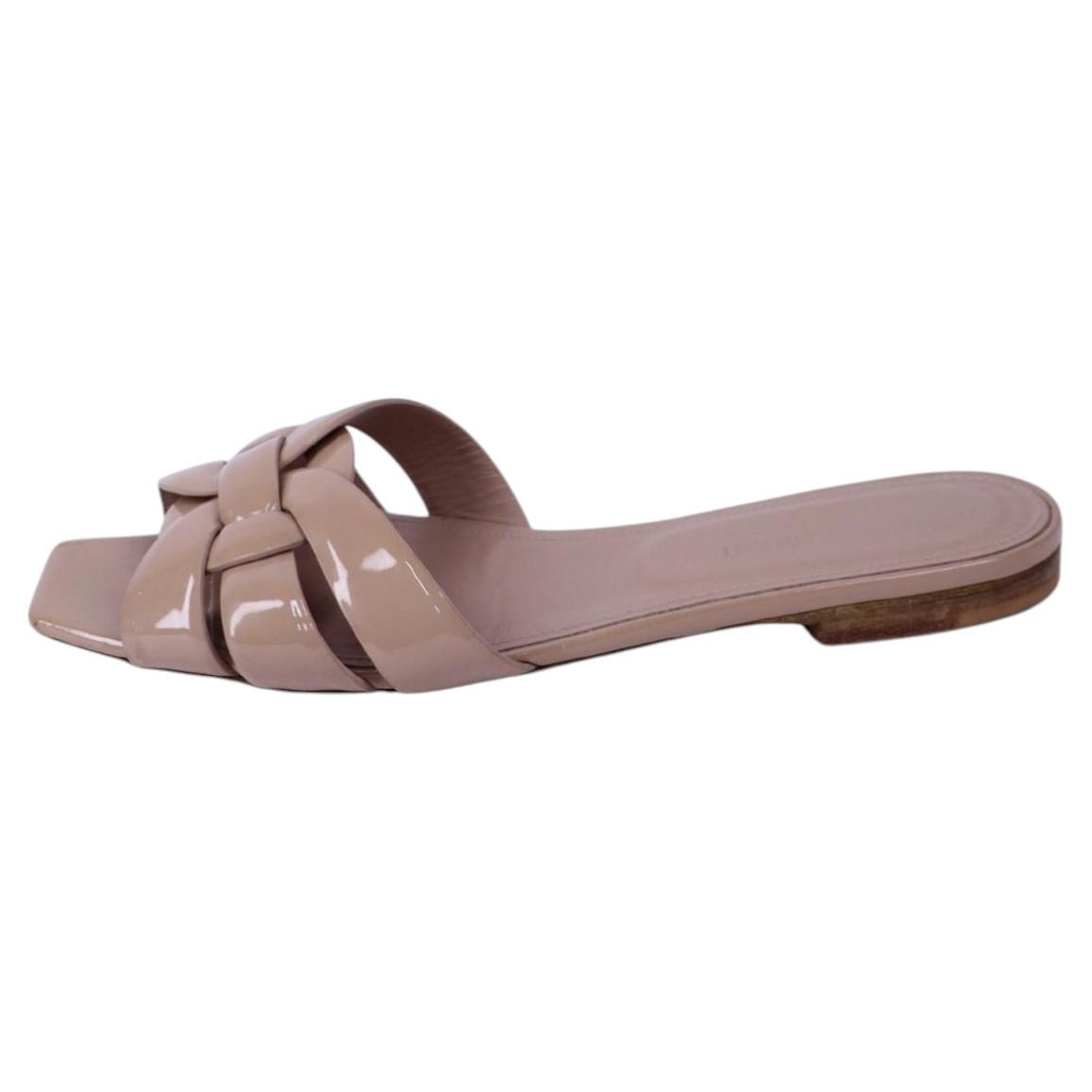 Sandalias de charol Saint Laurent - EU 39 en venta
