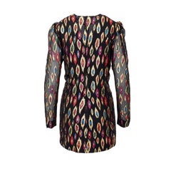 Saint Laurent Peacock Jacquard Cocktail Dress - '20s