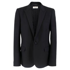 Used Saint Laurent Peak Lapel Tuxedo Jacket SIZE M (48)