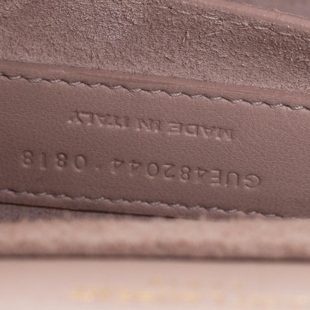 Saint Laurent Pink Leather and Suede Medium Bellechasse Shoulder Bag 6