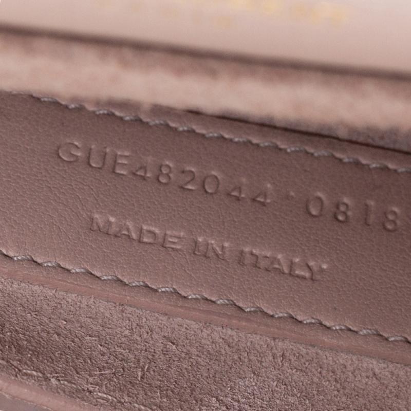 Saint Laurent Pink Leather and Suede Medium Bellechasse Shoulder Bag 1