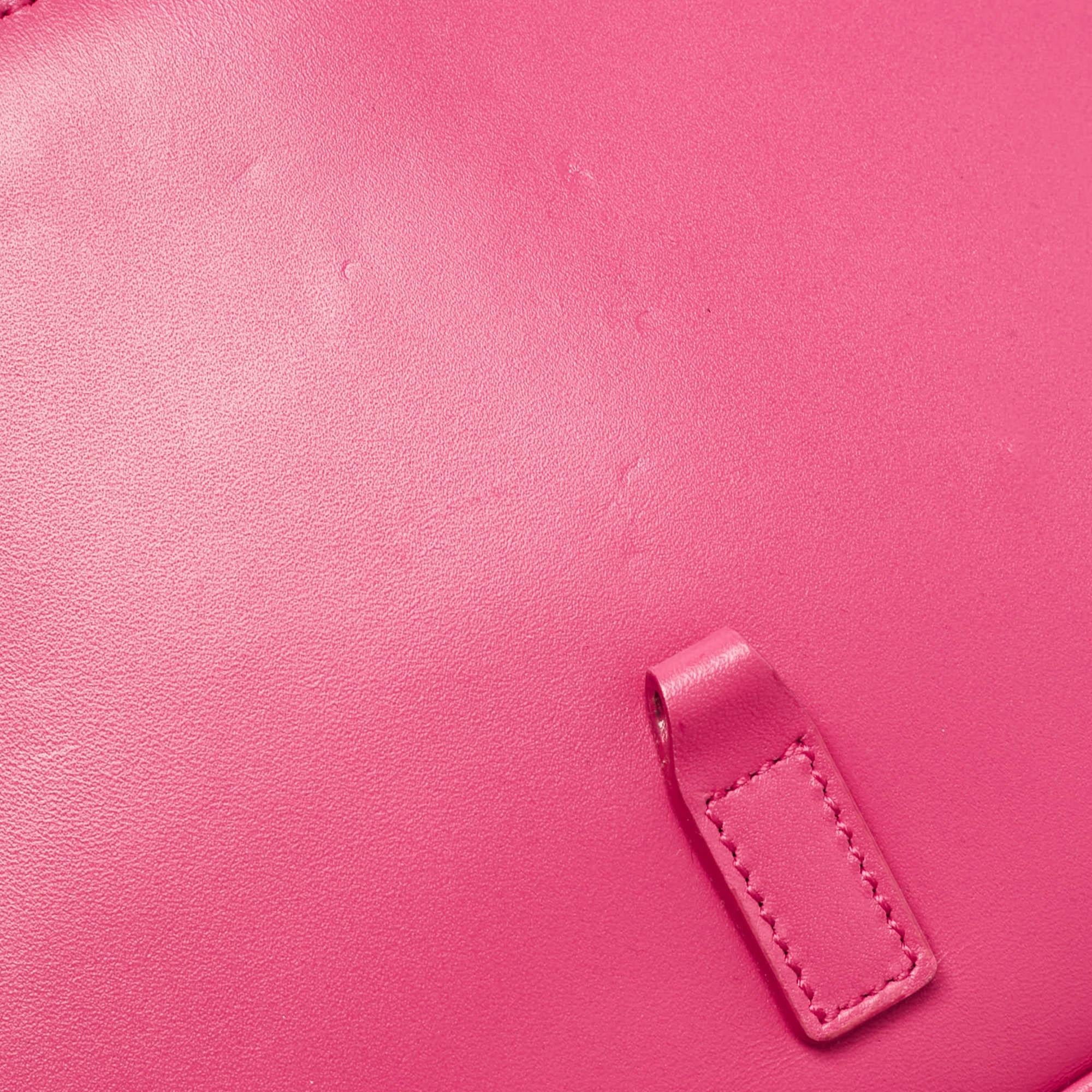 Saint Laurent Rosa Leder LE 5 À 7 Umhängetasche 1