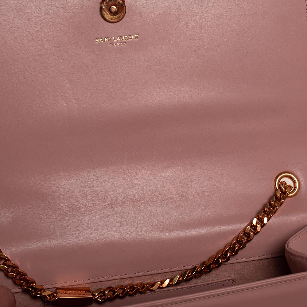 ysl pink bag gold chain