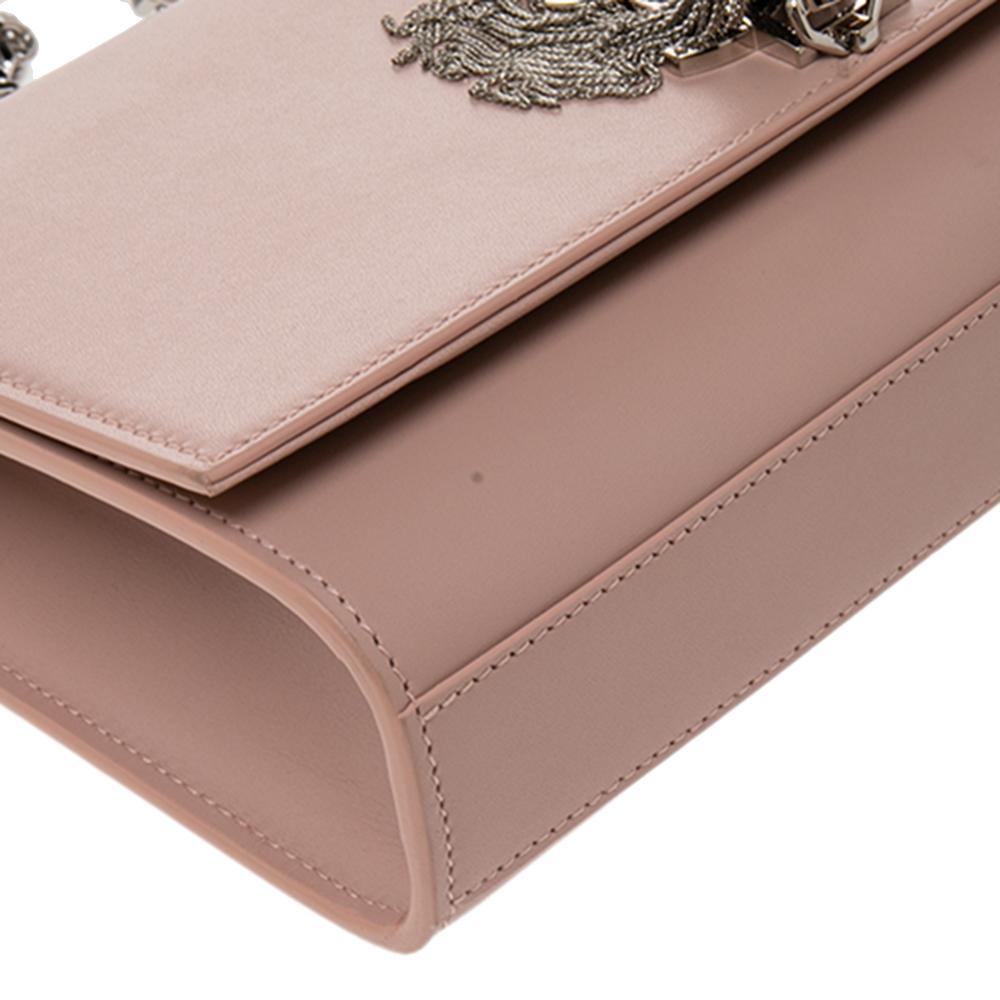 Saint Laurent Pink Leather Medium Kate Tassel Shoulder Bag In New Condition In Dubai, Al Qouz 2