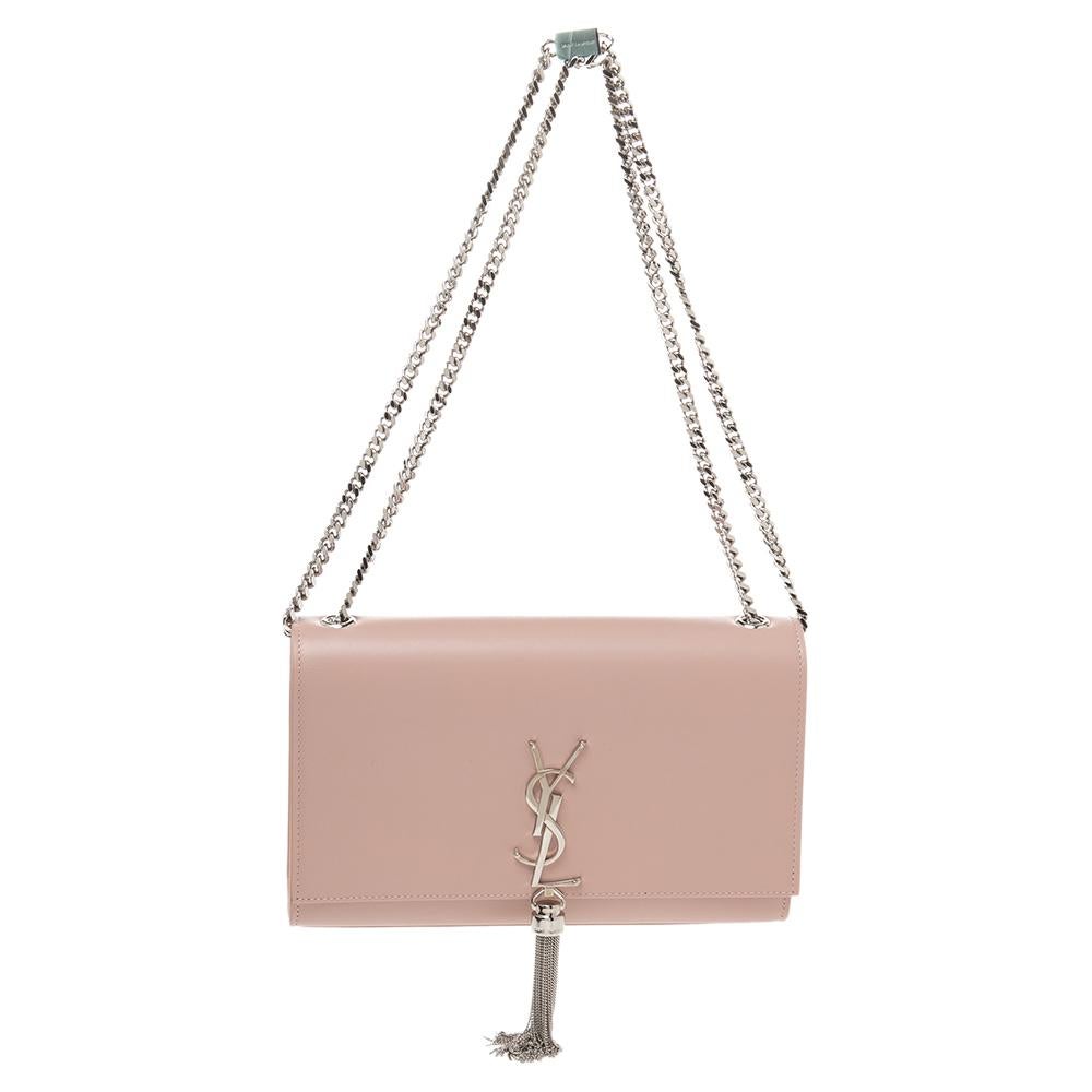 Blush pink ysl bag hotsell