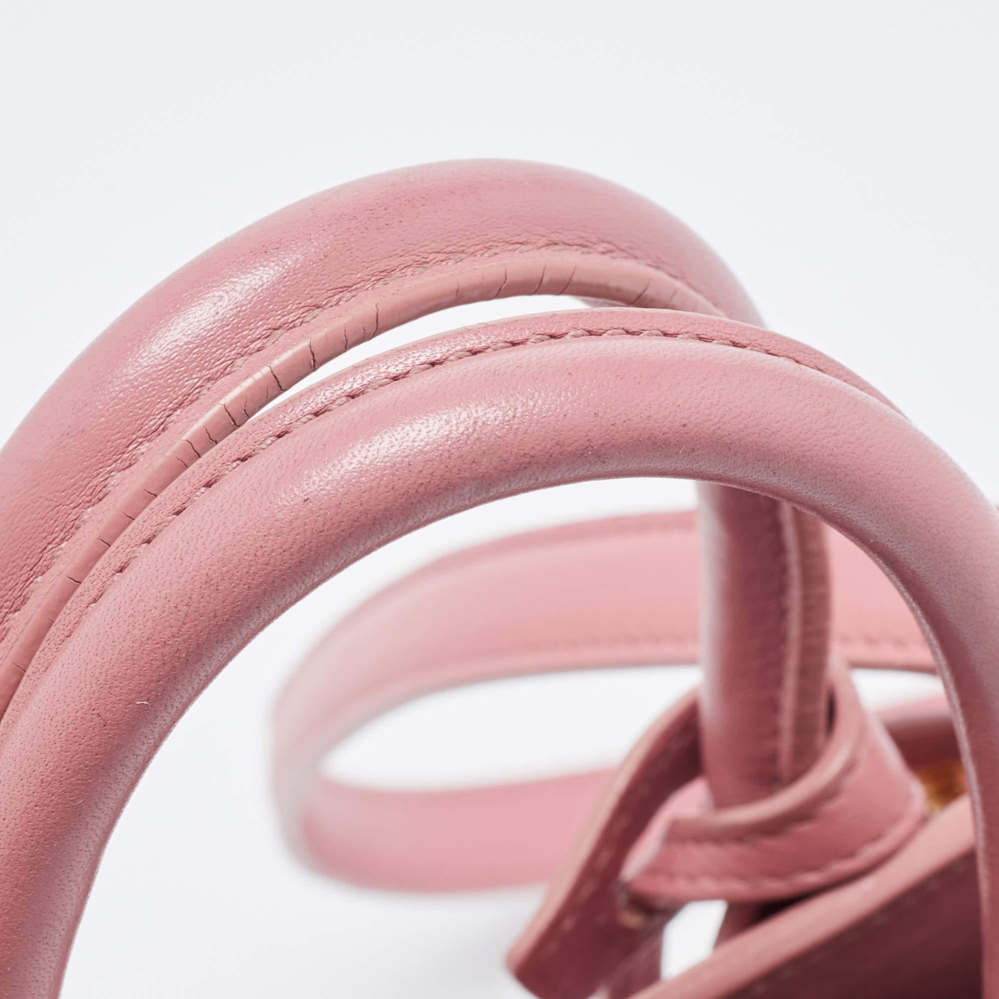 Saint Laurent Pink Leather Nano Classic Sac De Jour Tote In Fair Condition In Dubai, Al Qouz 2