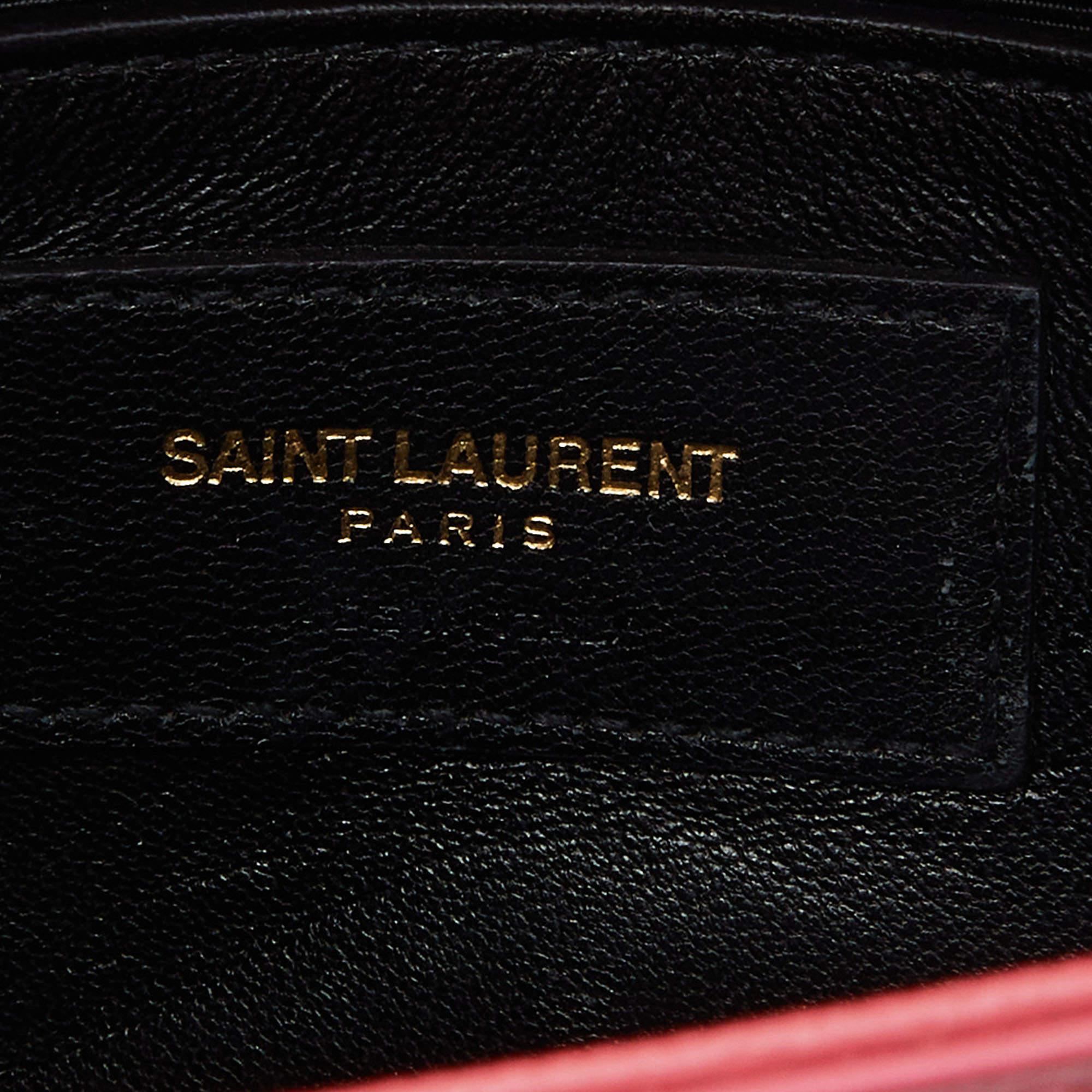 Saint Laurent Pink Leather Small Kate Shoulder Bag 4