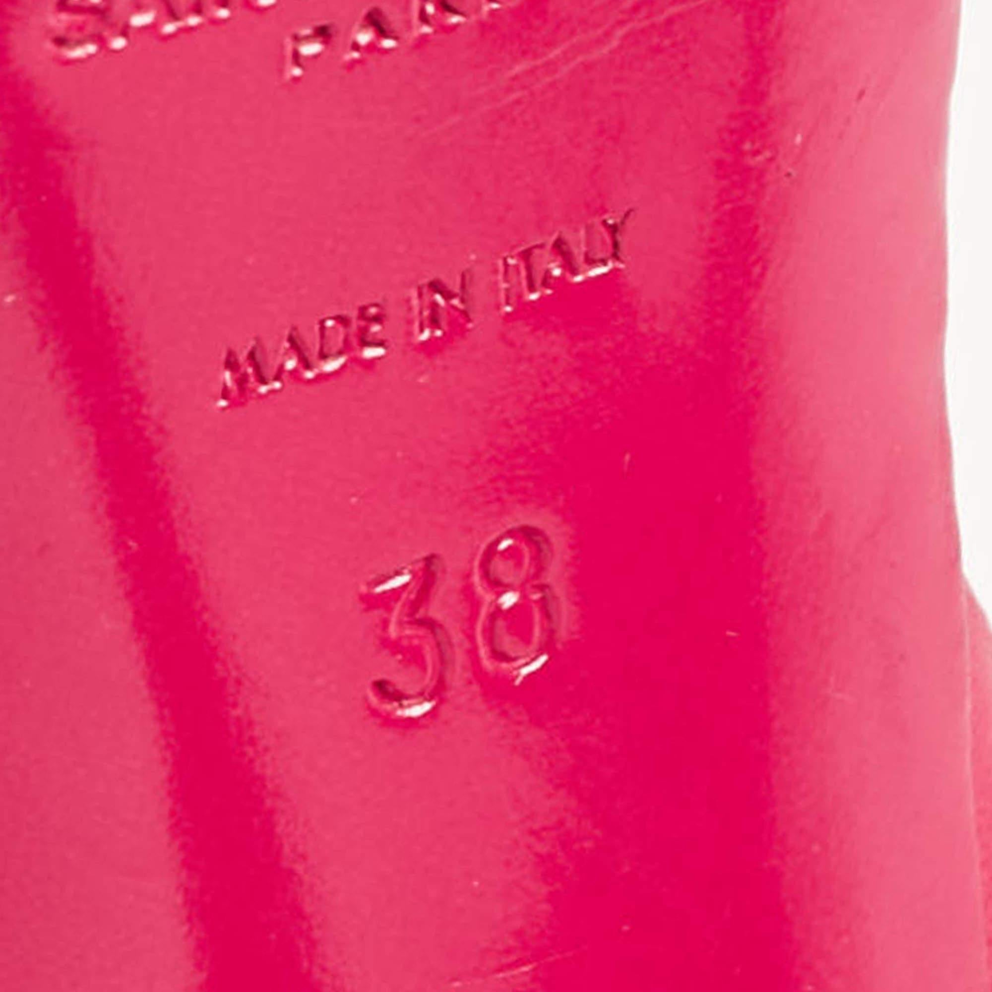 Sandalias Tribute de piel rosa Saint Laurent talla 38 2