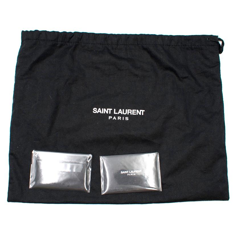Saint Laurent Prairie Leather Crossbody Bag / Clutch 4