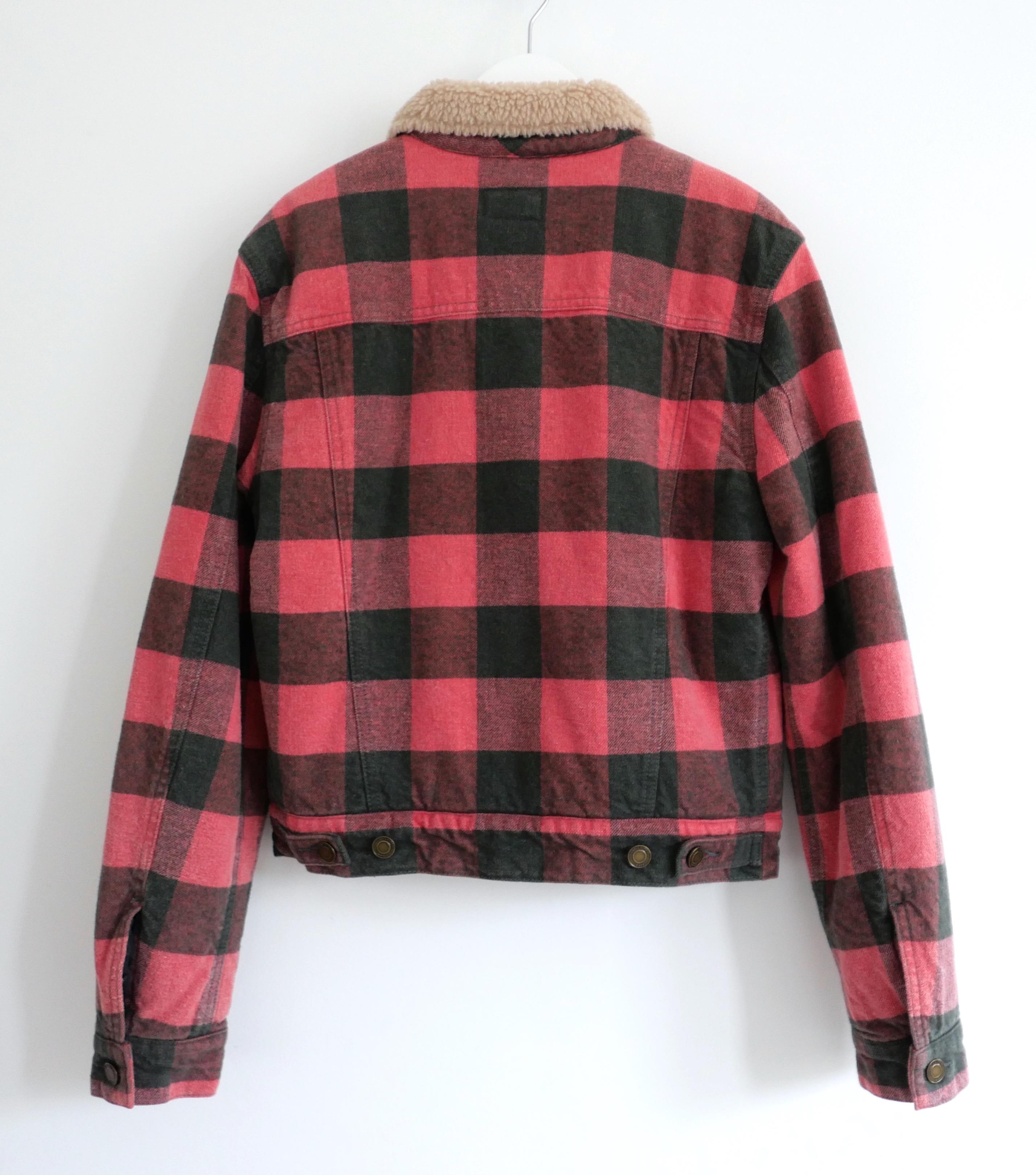Saint Laurent Pre-Fall 2020 Menswear Plaid & Faux Shearling Jacket In New Condition In London, GB