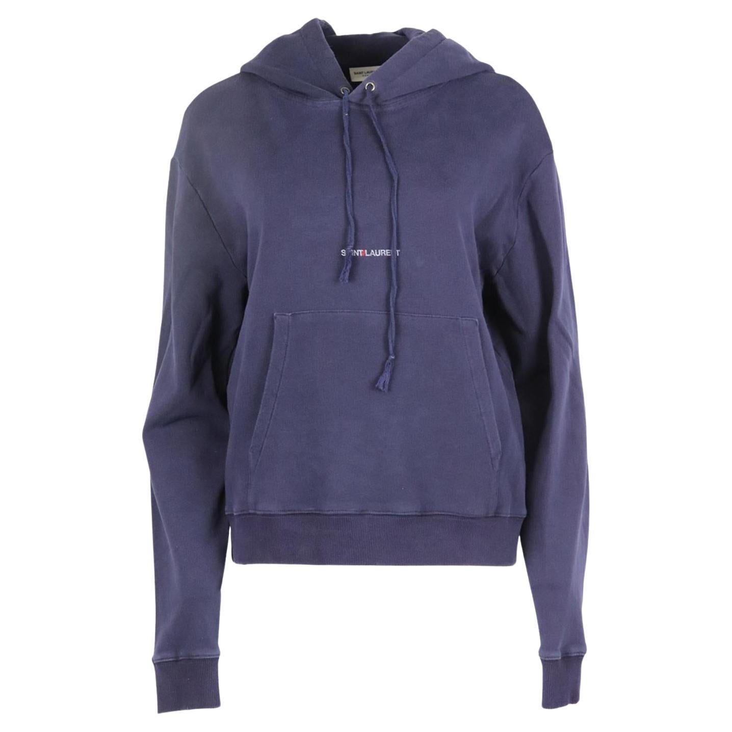saint laurent purple hoodie