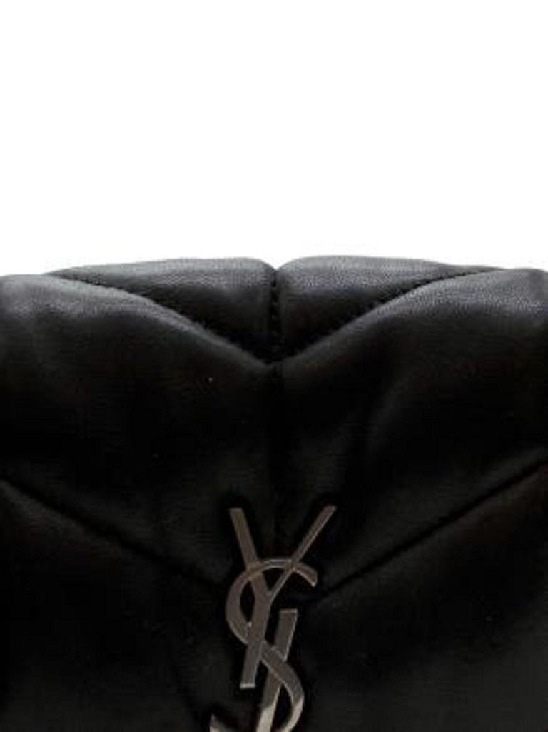 Saint Laurent Puffer Toy quiltedleather crossbody bag For Sale at 1stDibs