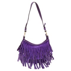 Saint Laurent Fringe Bag - 15 For Sale on 1stDibs  ysl fringe tote, suede  fringe purse, ysl fringe bag