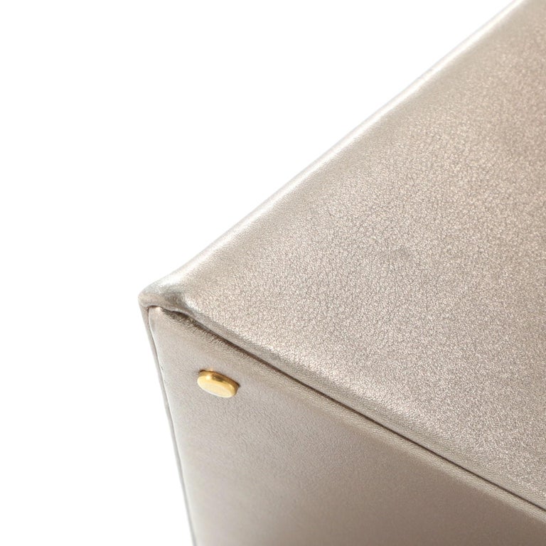 Pyramid box leather handbag Saint Laurent Brown in Leather - 33089138