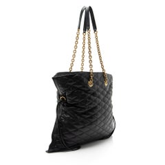 Saint Laurent Quilted Leather Pochon Drawstring Tote