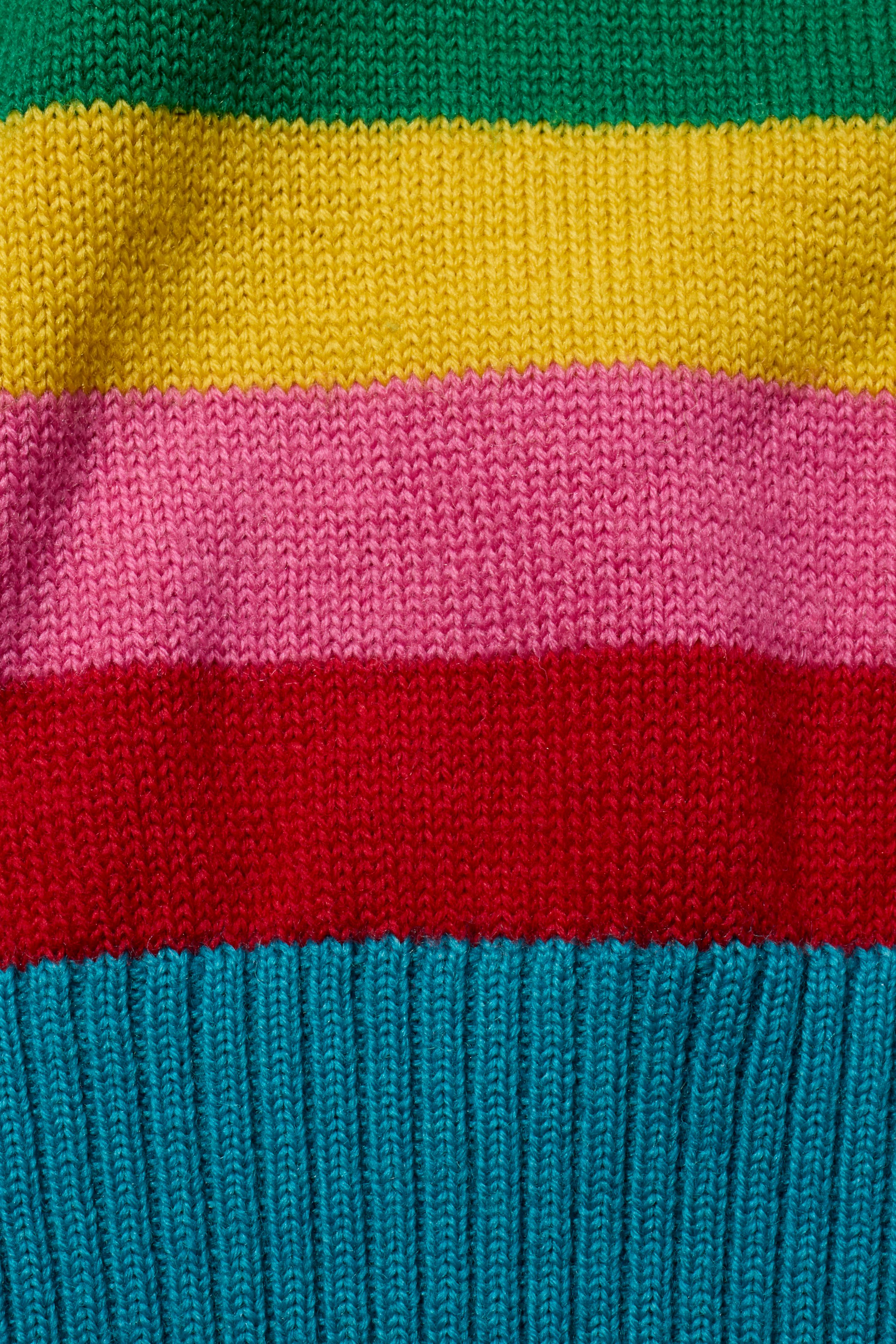 Saint Laurent Rainbow Stripe Wool Sweater 2016 Collection Size XS For Sale 1