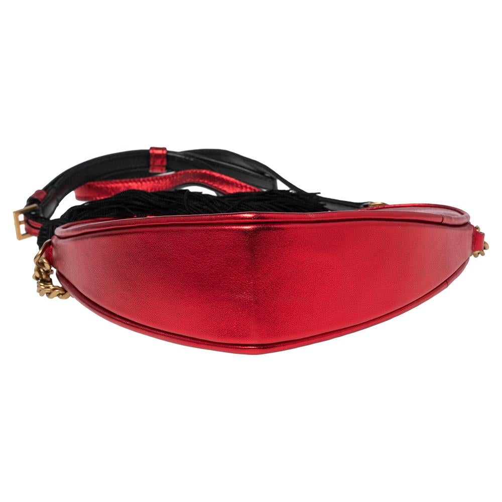 ysl red heart bag