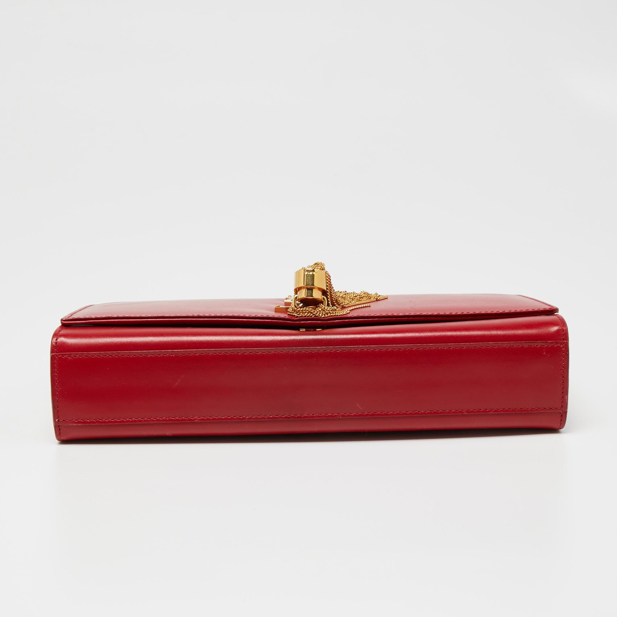 red ysl bag with tassel