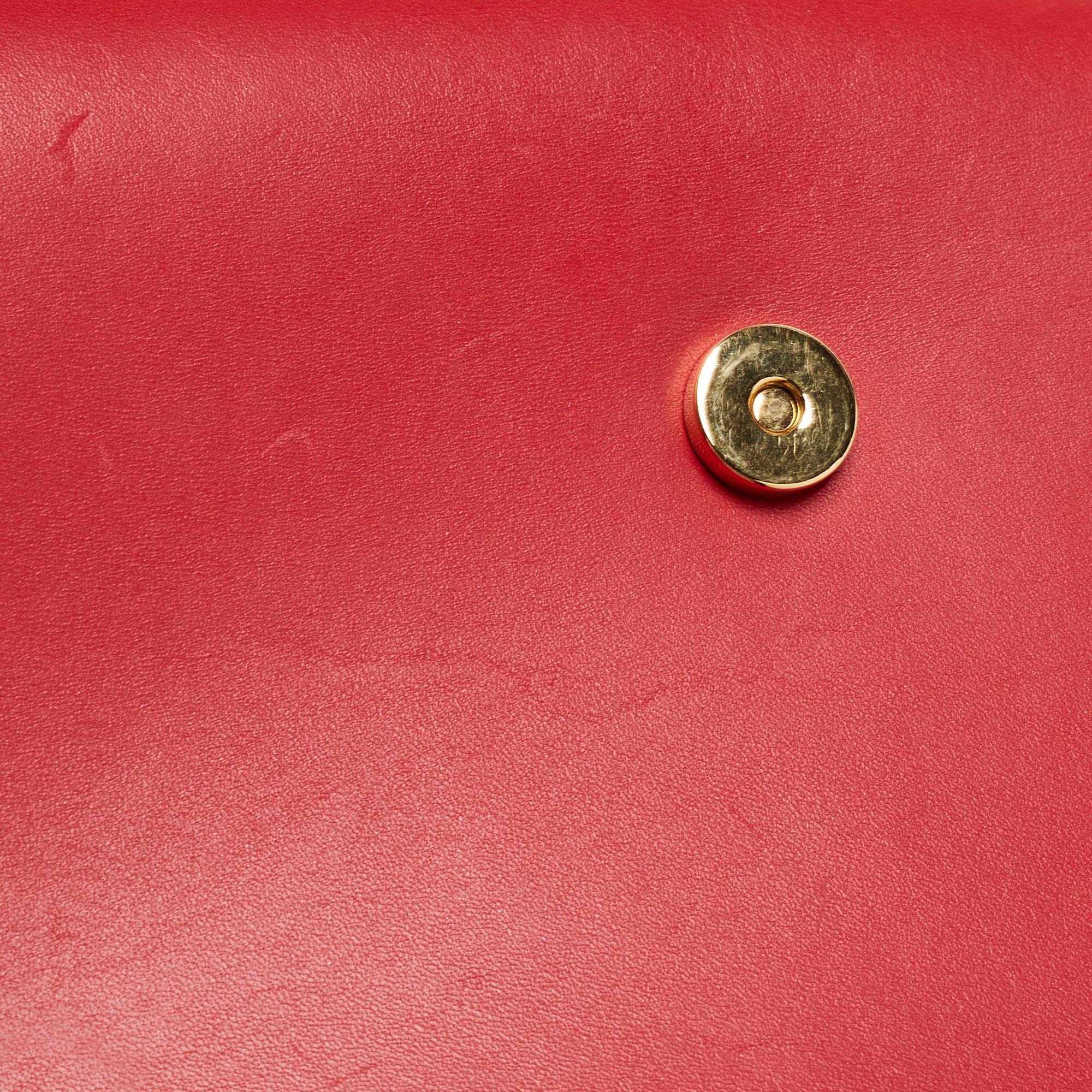 Saint Laurent Red Leather Medium Kate Tassel Shoulder Bag 3
