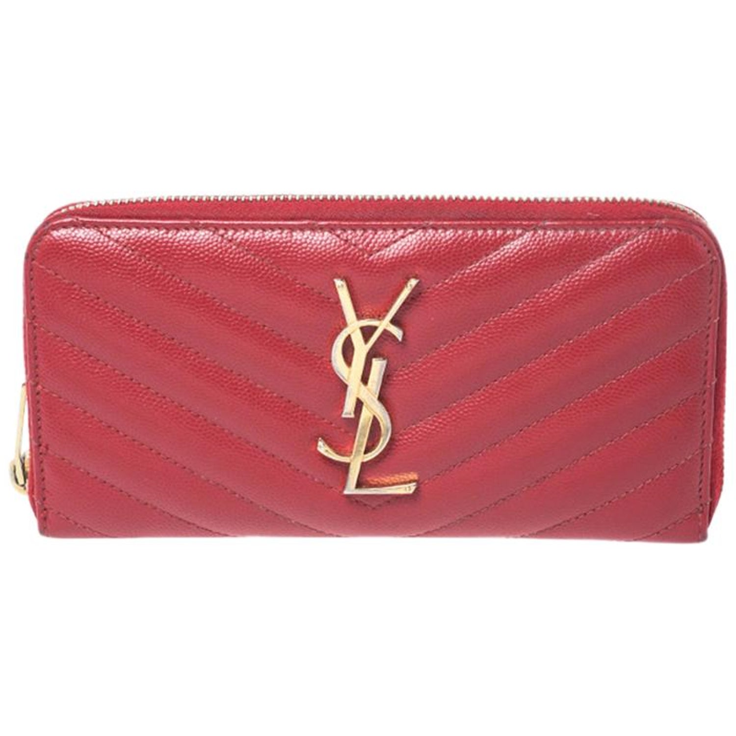 Louis Vuitton Red Monogram Vernis Sarah Wallet at 1stDibs