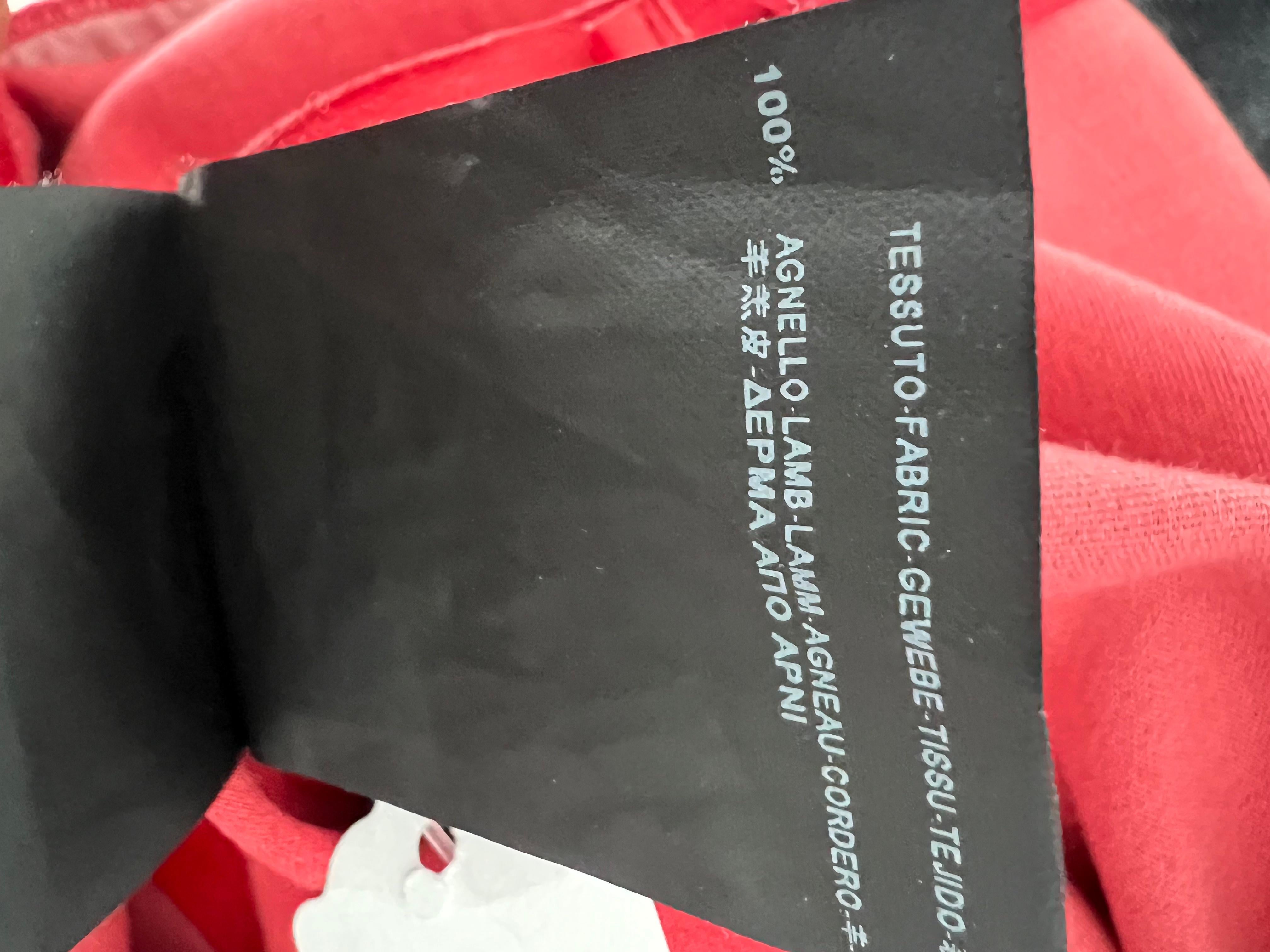 Women's or Men's Saint Laurent Red leather skinny pant For Sale