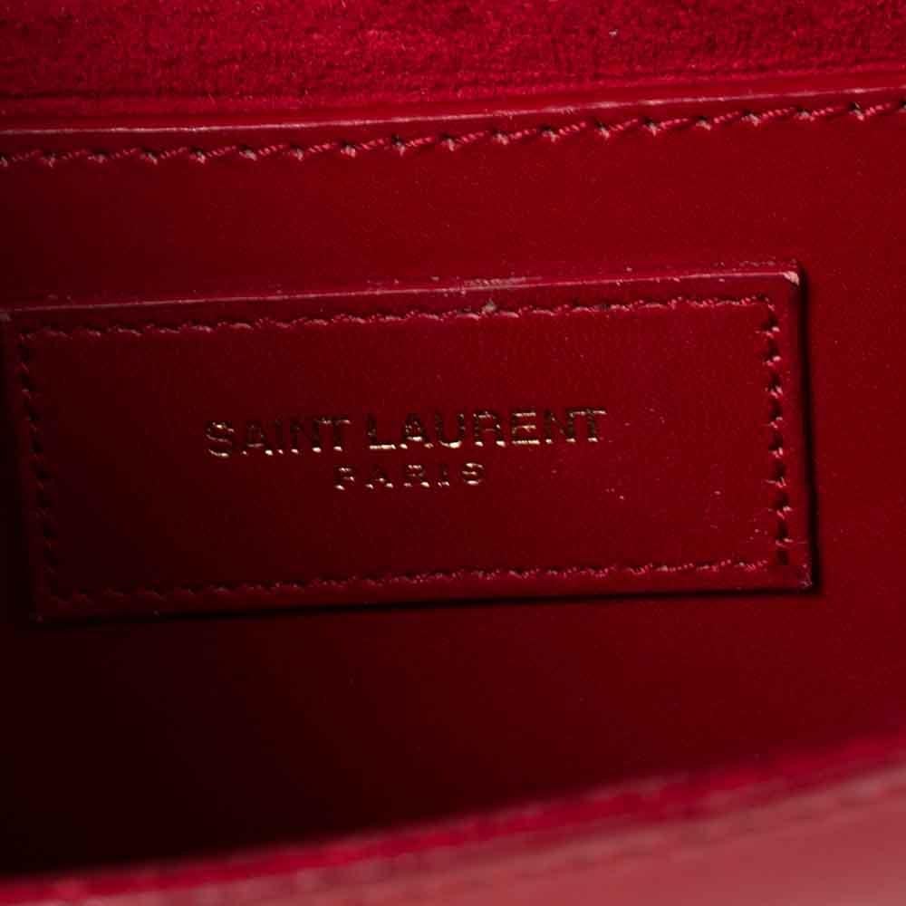 Saint Laurent Red Leather Small Kate Tassel Crossbody Bag 1