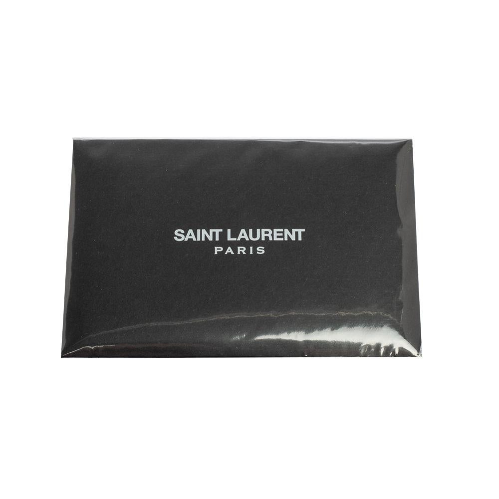 Saint Laurent Red Leather Small Talitha Bucket Bag 7