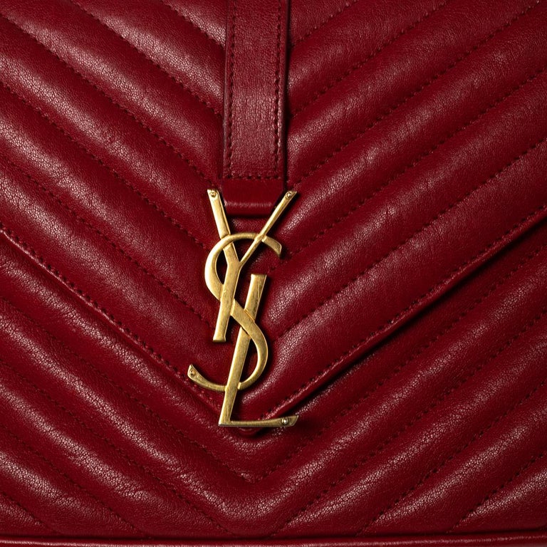 YSL College bag Large - Red 
