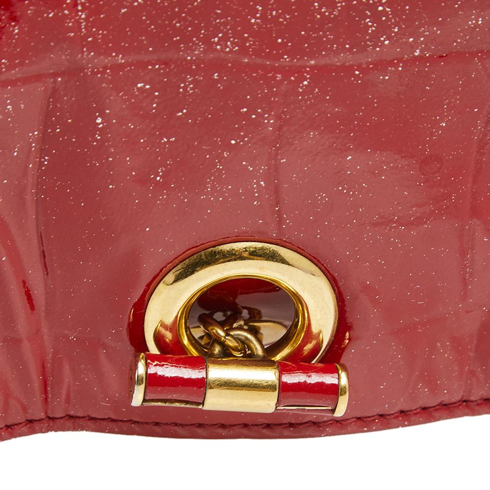 Women's Saint Laurent Red Patent Leather Crossbody Bag