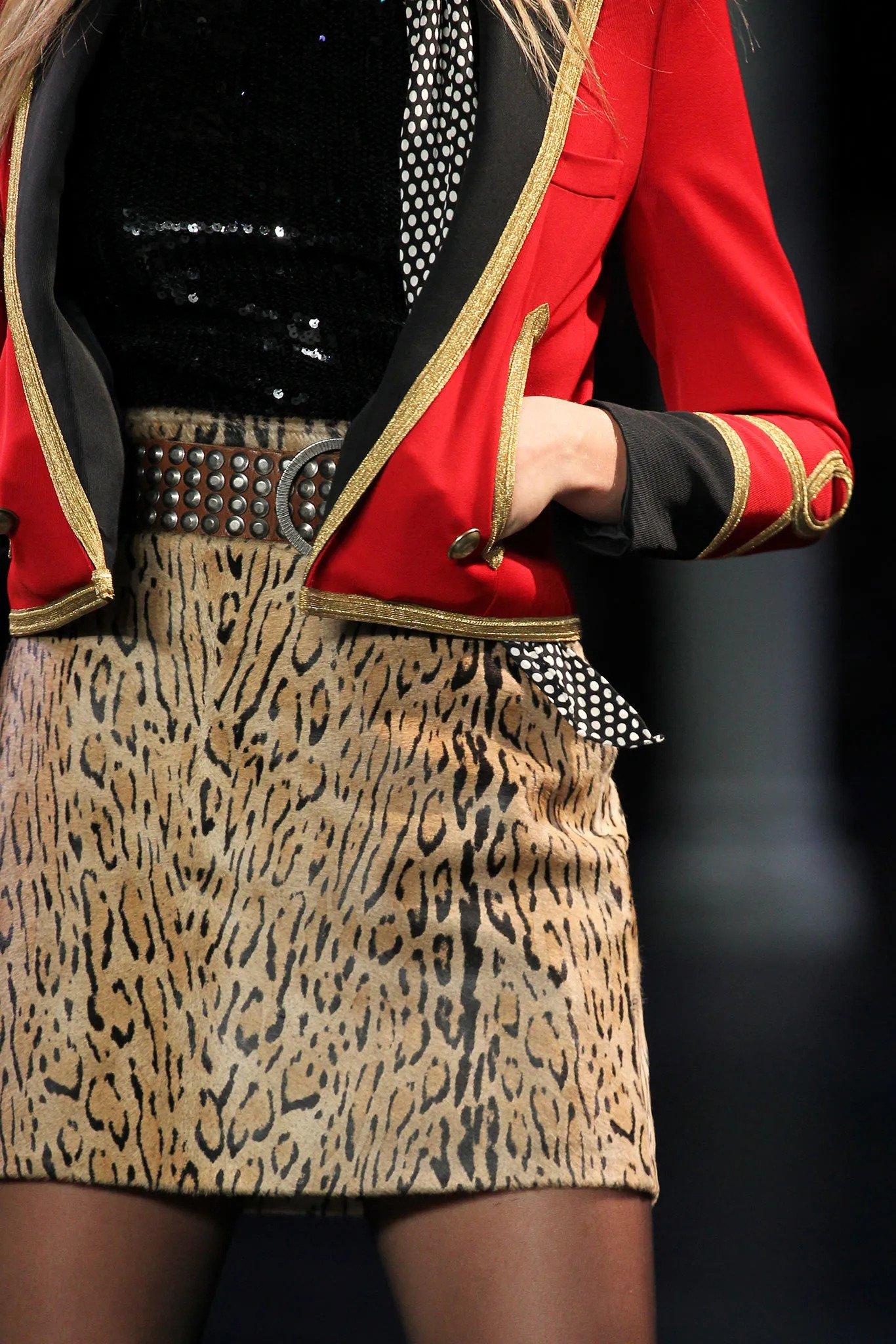 SAINT LAURENT red wool 2015 SPENCER MILITARY Jacket 40 M 6