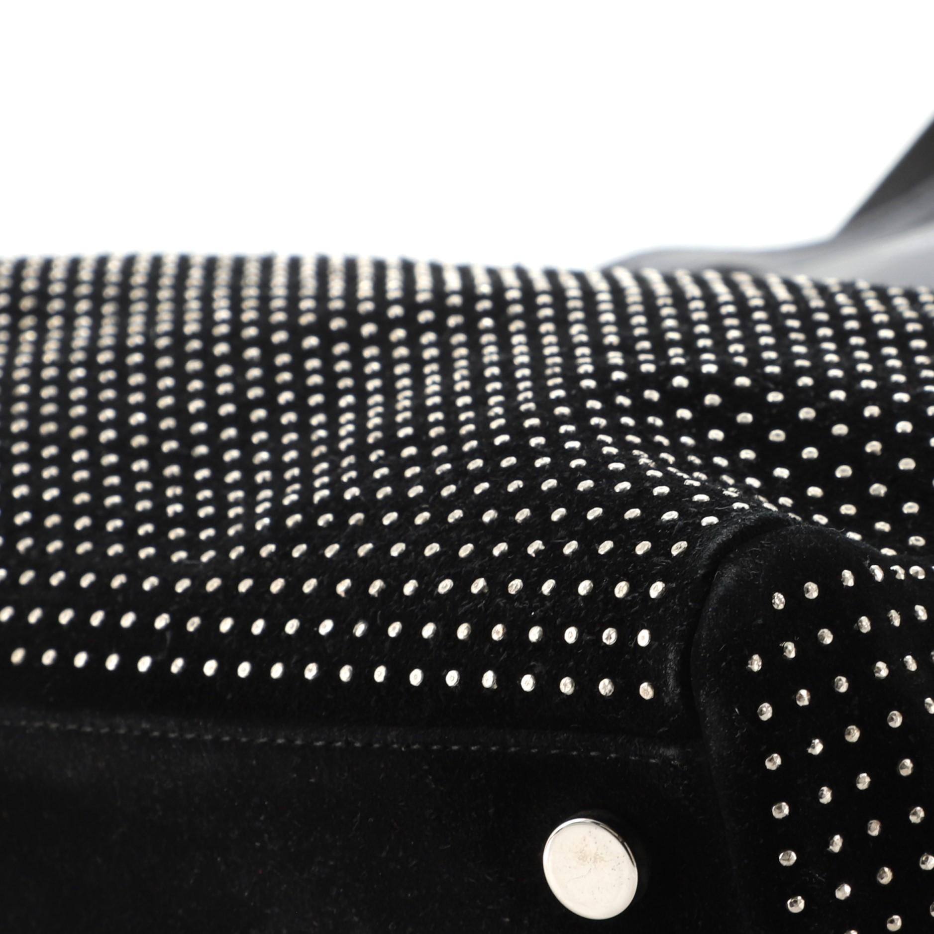 Saint Laurent Reversible East West Shopper Tote Studded Leather and Suede 3