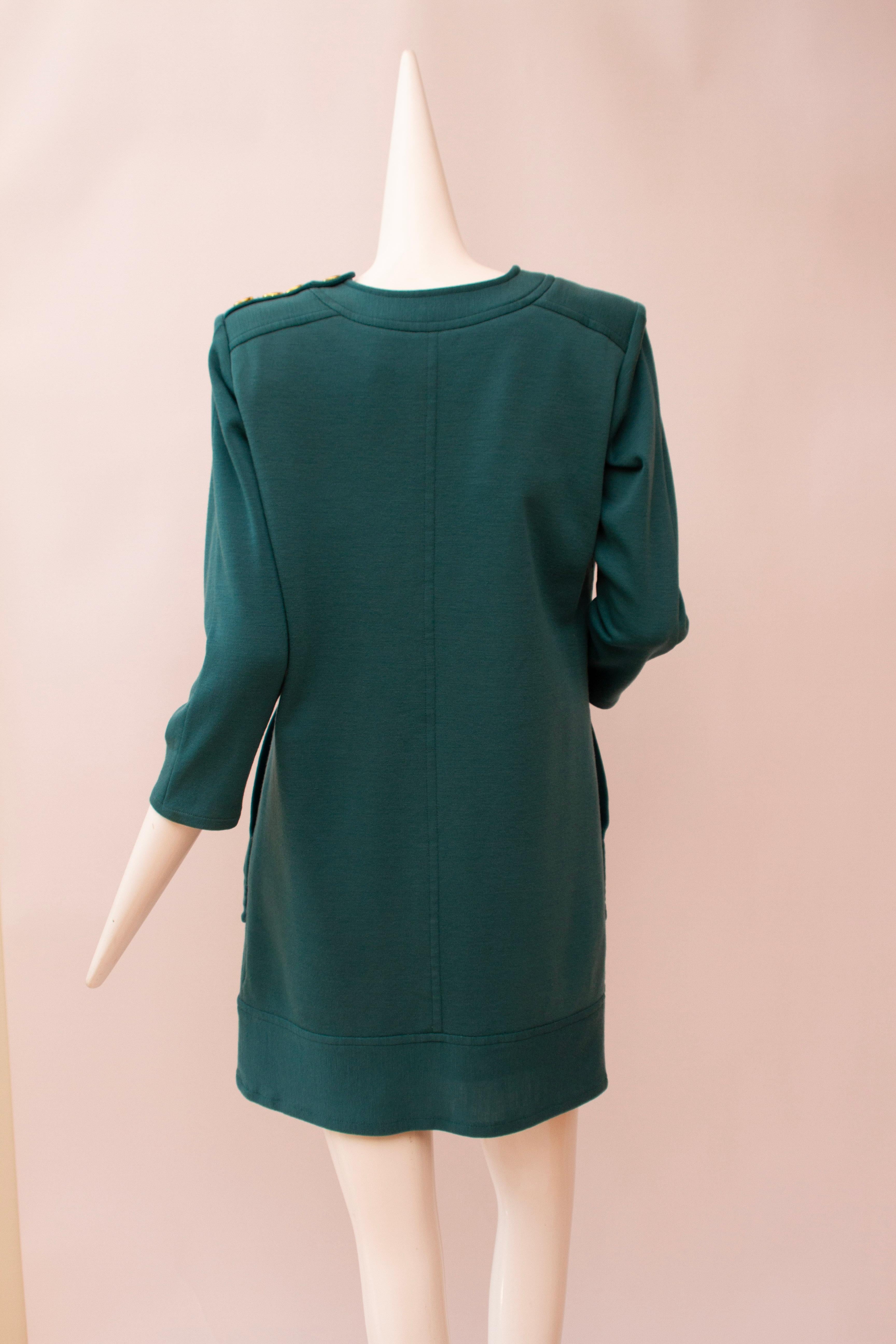 Saint Laurent rive gauche, 100% Wool, Tiel, prêt-à-porter, Shift Dress, 1960s 2