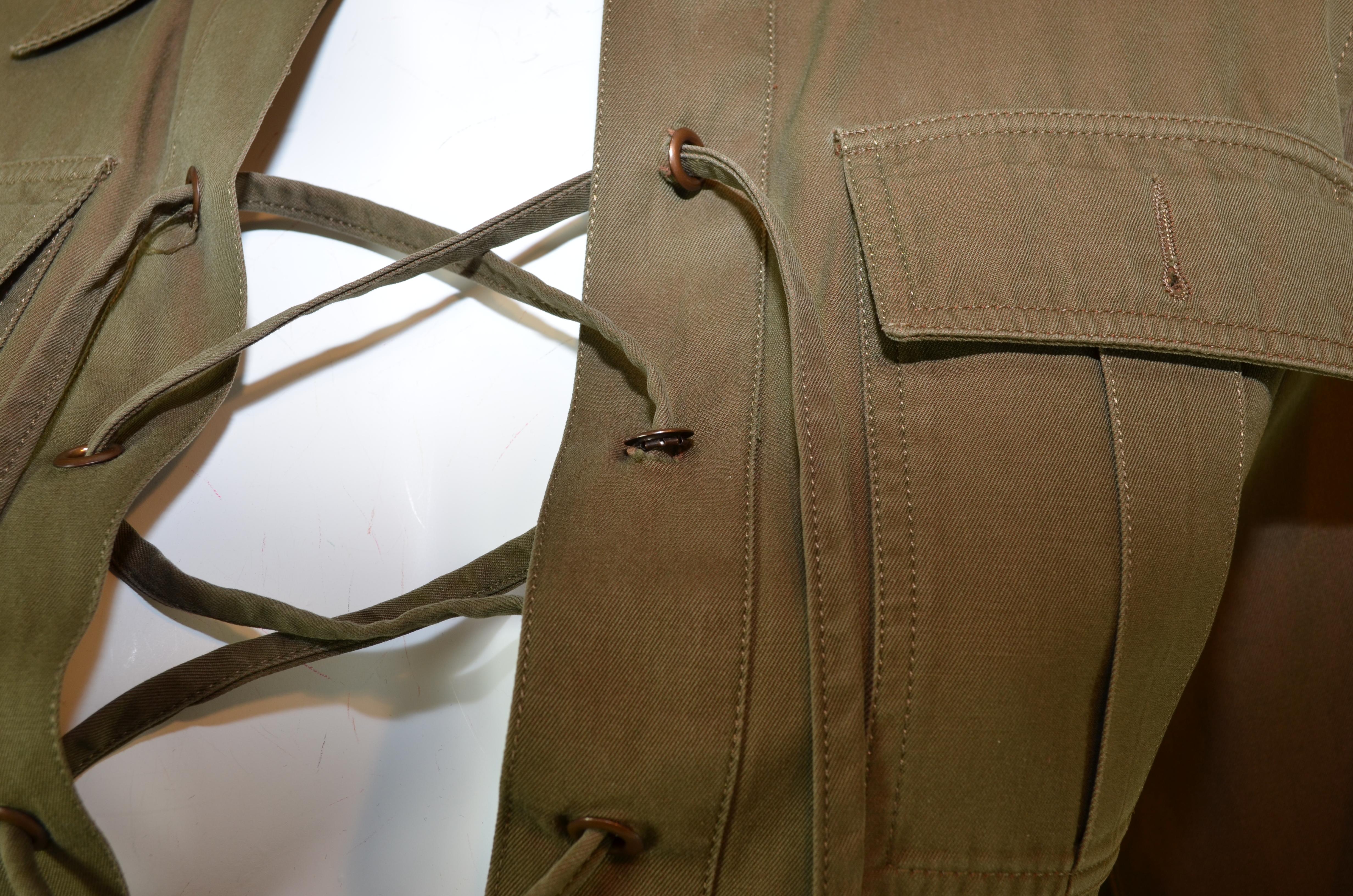 Women's Saint Laurent Rive Gauche Iconic Saharienne Safari Tunic C. 1968