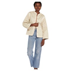 Saint Laurent Rive Gauche Giacca di cotone beige P/E 1977