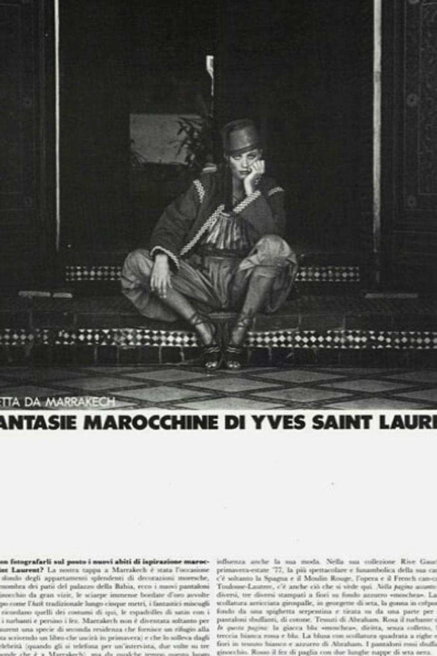 Saint Laurent Rive Gauche Black Cotton Jacket S/S 1977 For Sale 5
