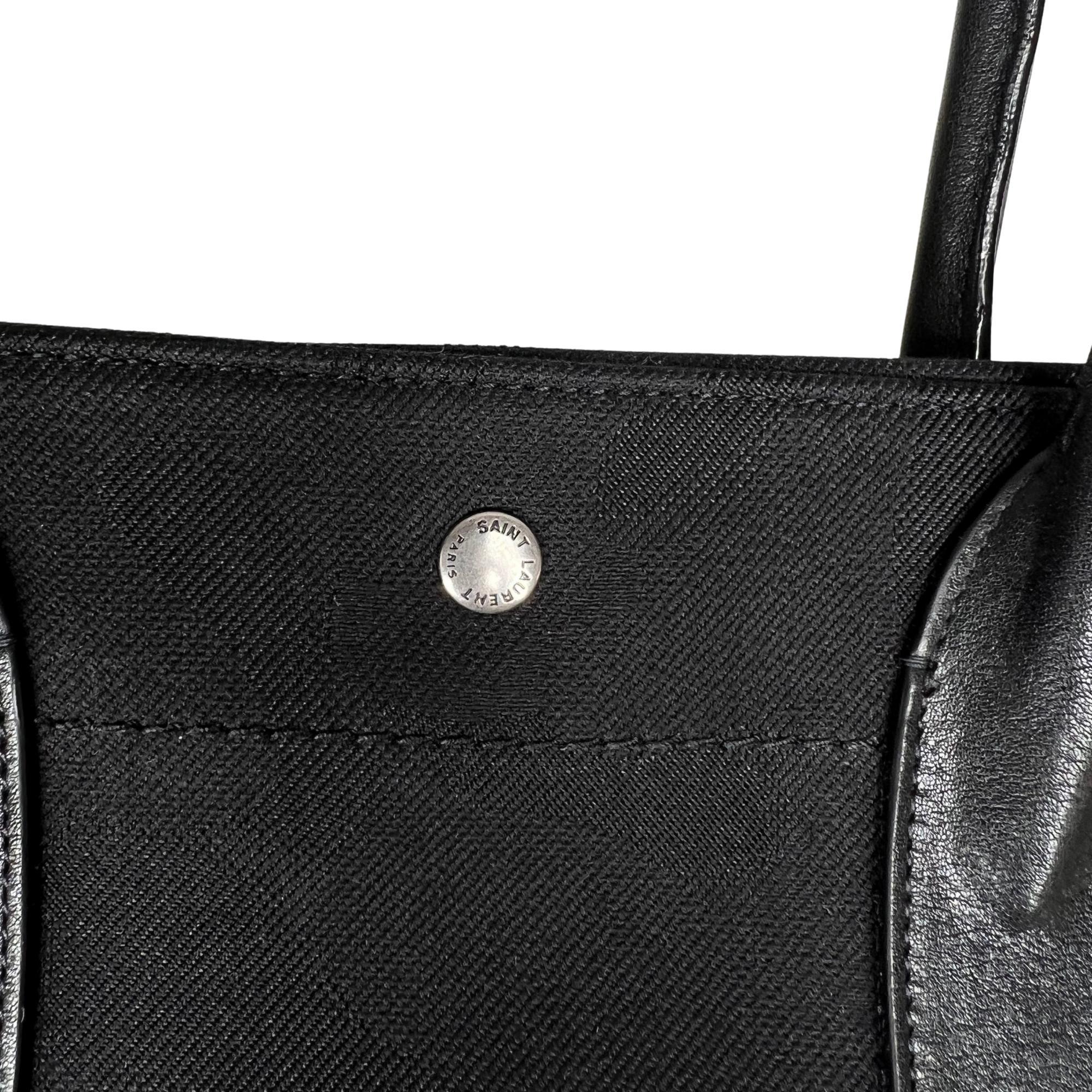Saint Laurent Rive Gauche Camouflage Noe Einkaufstasche (509415) Groß 2