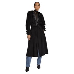 Saint Laurent Rive Gauche Hooded Coat A/W 1986
