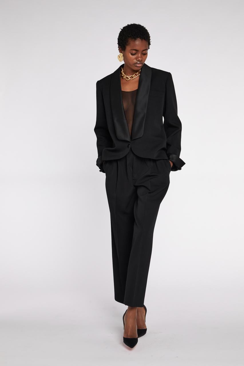 Saint Laurent Rive Gauche Le Smoking Jacket S/S 1984 1