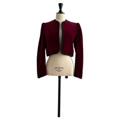 SAINT LAURENT Rive Gauche Paris – Silk Velvet Jacket