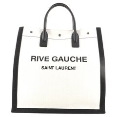 Saint Laurent Rive Gauche Shopper Tote Canvas Tall