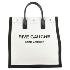 Saint Laurent Rive Gauche Shopper Tote Canvas Tall