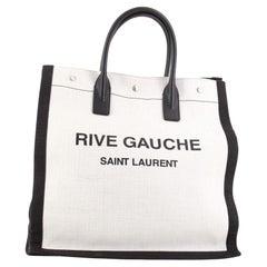 Saint Laurent Rive Gauche Shopper Tote Canvas Tall