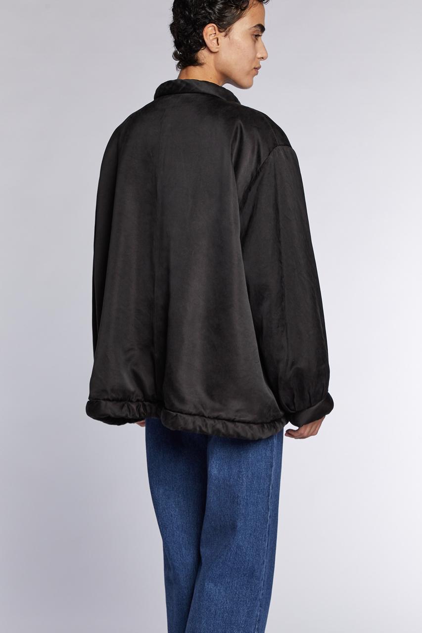 Saint Laurent Rive Gauche Seta Pad Nero P/E 1987 in vendita 7