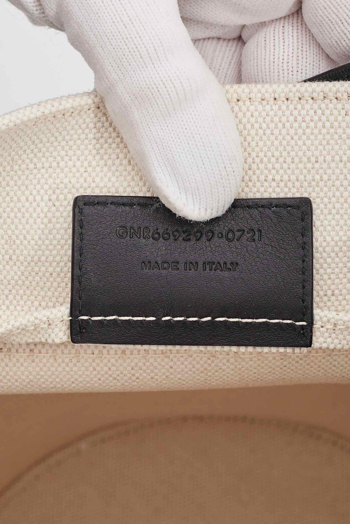 Saint Laurent Rive Gauche Tuscany White Linen Bucket Bag For Sale 5