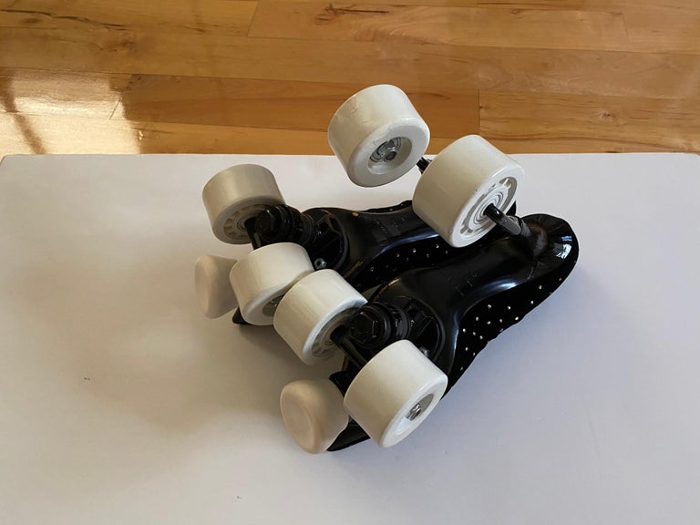 SAINT LAURENT Roller Skate Stiletto Decorative Object at 1stDibs