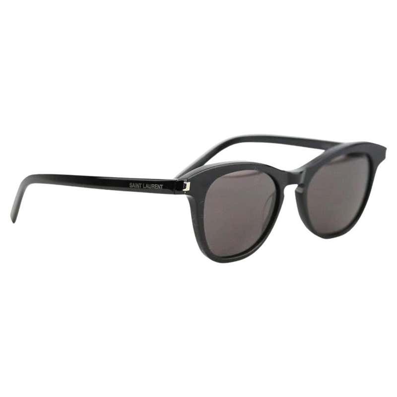 Saint Laurent Round Frame Acetate Sunglasses For Sale at 1stDibs