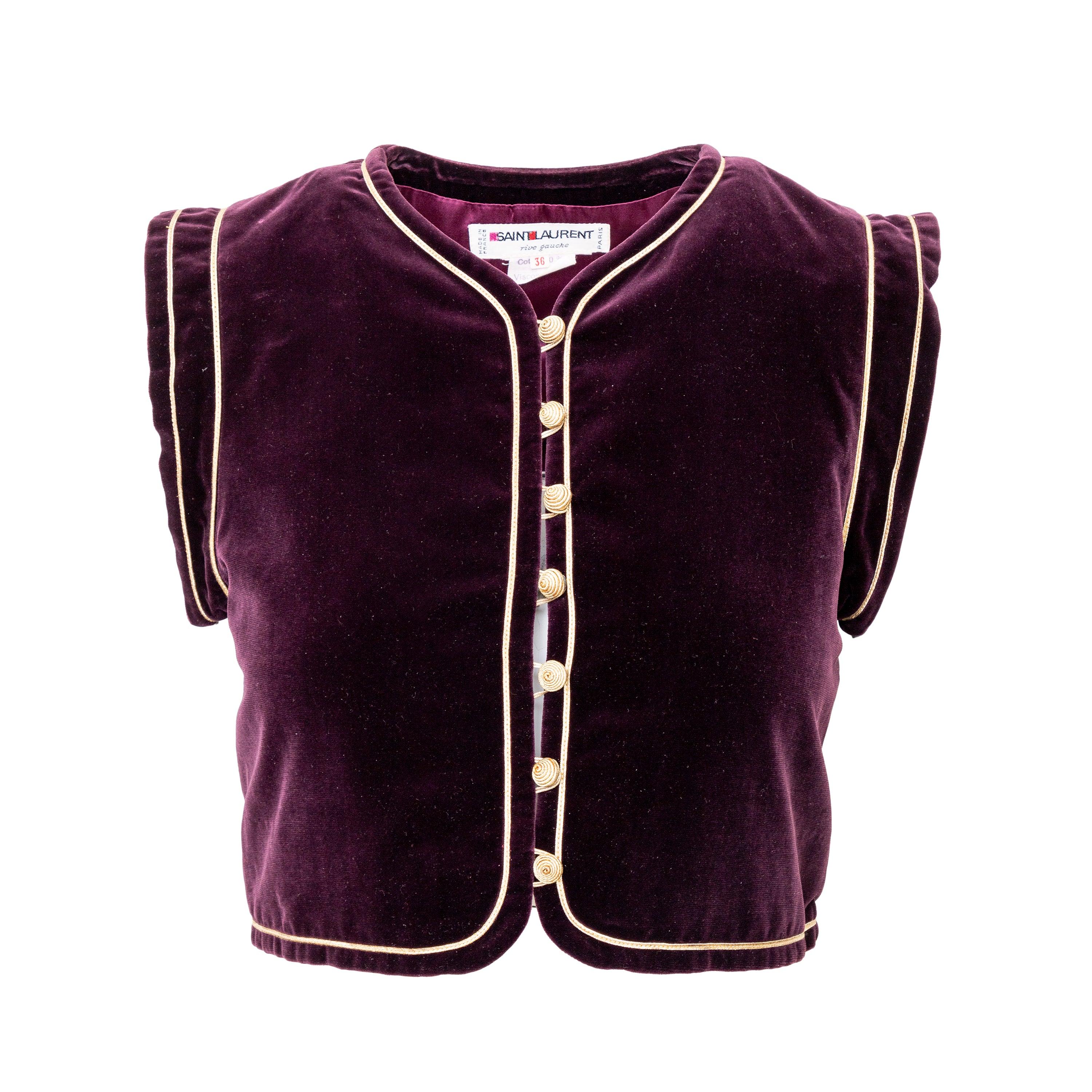 Saint Laurent Russian Ballet Vest and Skirt Set - '70s For Sale 1