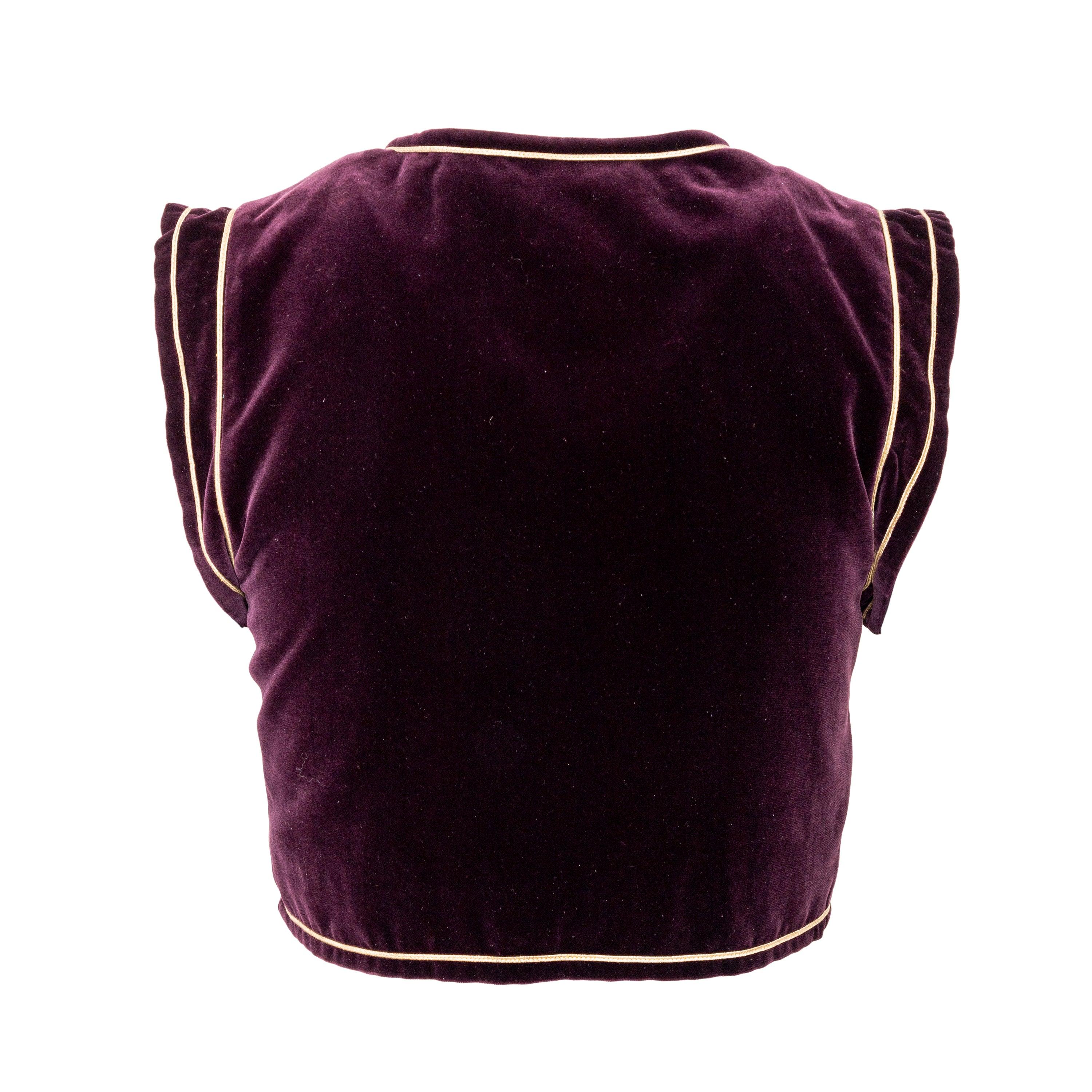 Saint Laurent Russian Ballet Vest and Skirt Set - '70s For Sale 2