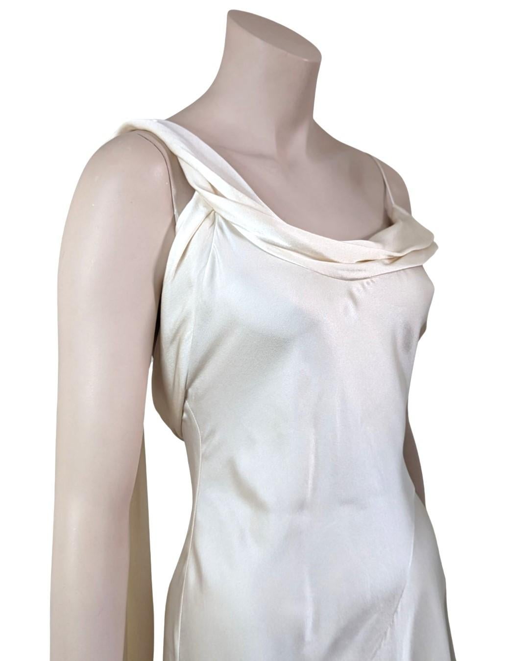 Saint Laurent S/S2016 Asymmetric Silk Dress by Hedi Slimane For Sale 1